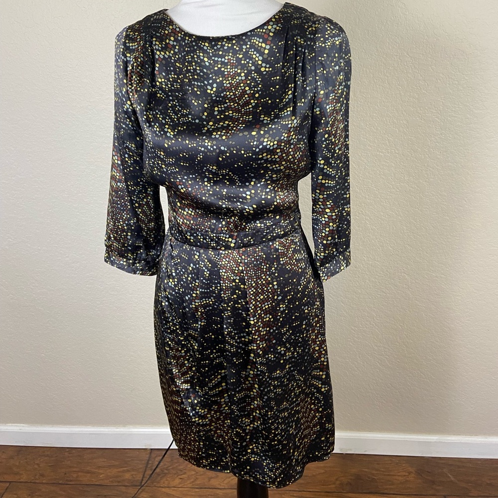 Anthropologie Tea and Honey Silk Dress